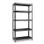 Fém raktári polc 180 x 90 x 40 cm Humberg HR-851 fekete
