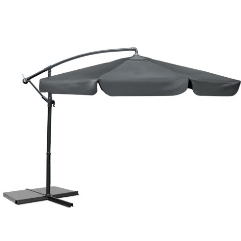 Összecsukható kerti esernyő, 6 szegmens, 350 cm, huzattal Plonos PL-880