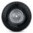 Cső nélküli talicskakerék 3.00-4 fekete-ezüst Humberg