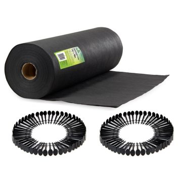 Kerti agrotextília 1,6 m x 100 m + 100 Plonos csap