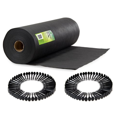 Kerti agrotextília 1,6 m x 100 m + 100 Plonos csap