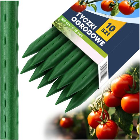 Növényoszlopok 180 cm Plonos PL-940 zöld 10 db