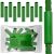 Pólus csatlakozók 11mm Plonos PL-941 zöld 10 db