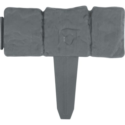 Plonos kerti szegély 250 cm PL-962 szürke