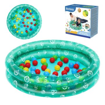 Felfújható gyerekmedence labdákkal 91x20cm Bestway 51141