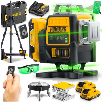 Keresztvonalas lézer tokban + Humberg HM-171 állvány