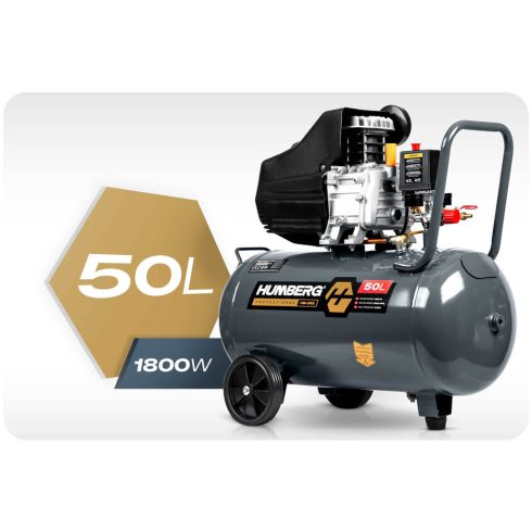 Kompresor olajkenéses levegőkompresszor 50l 10 bar Humberg HM-265