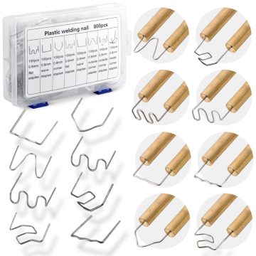 Kapcsok készlet műanyag hegesztőgéphez, 800 db. Humberg