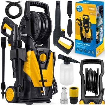 1800 W-os Humberg HM-300 nyomásmosó tekercselővel