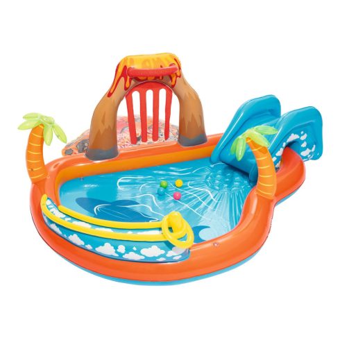Lava Lagoon felfújható játszótér 265 x 265 x 104 cm Bestway 53069