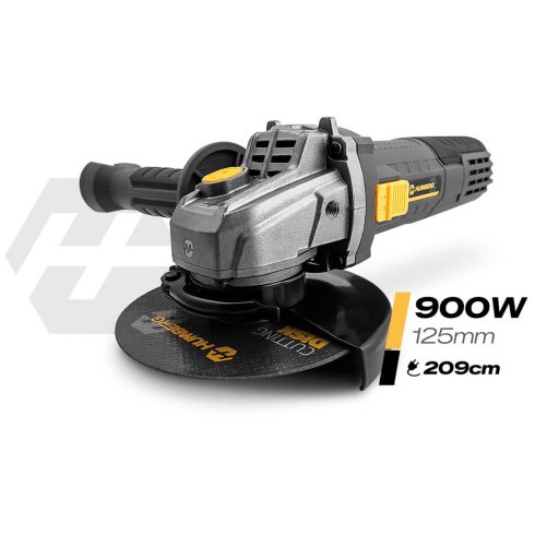 Diax sarokcsiszoló 900W fordulatszám szabályozás, 10 tárcsa 125mm, erős sarokcsiszoló Humberg HM-410