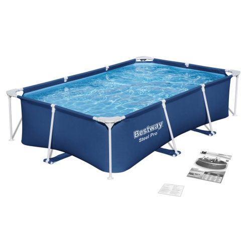 Bestway 56403N keretes kerti medence, 259 x 170 x 61 cm