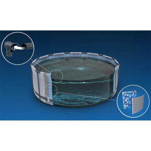 Keretes kerti medence 305 x 76 cm 4 az 1-ben Bestway 56406