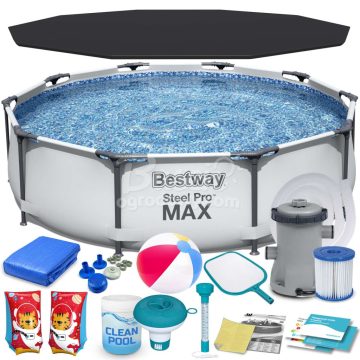 Keretes kerti medence 305 x 76 cm 17in1 Bestway 56408