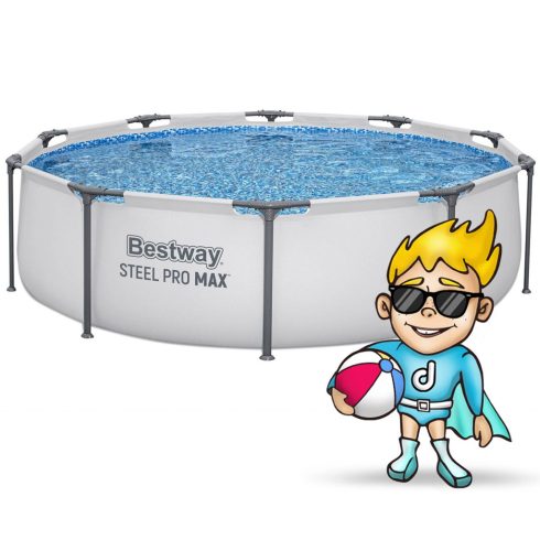 Bestway 56408 9 az 1-ben keretes kerti medence, 305 x 76 cm