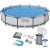 Bestway 56416 9 az 1-ben keretes kerti medence, 366 x 76 cm