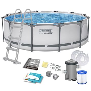 Keretes kerti medence 366 x 100 cm 10 az 1-ben Bestway 56418