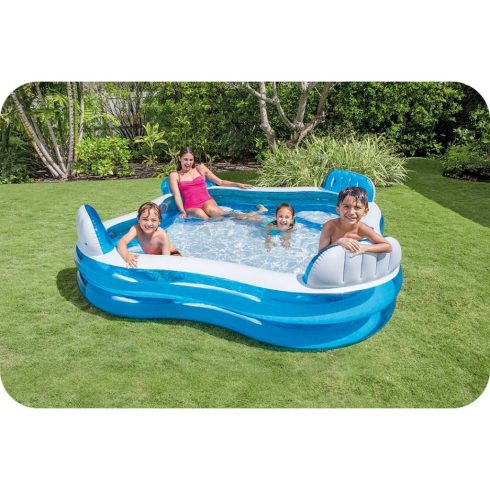 Felfújható medence ülőhelyekkel 229 x 229 x 66 cm INTEX 56475