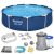 Bestway 56679 8 az 1-ben keretes kerti medence, 305 x 76 cm