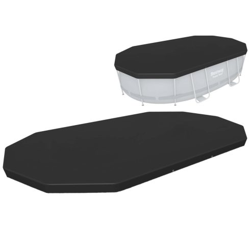 Fedő ovális vázas medencéhez 427 x 250 x 100 cm Bestway 58425