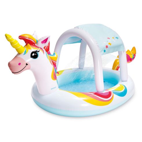Unicorn zuhanyfüggöny baldachinnal 254 x 132 cm Intex 58435