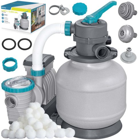 Homokszivattyú úszómedencékhez + szűrőgolyók 8327 l/h Bestway 58499