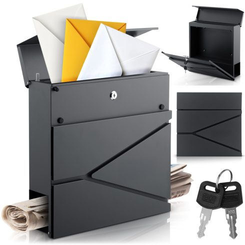 Levéldoboz 37x37x10,5 cm antracit HM-862