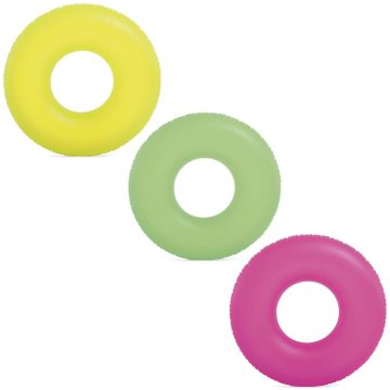   Neon úszógyűrű, átmérő 91 cm - 3 szín INTEX 59262 sárga