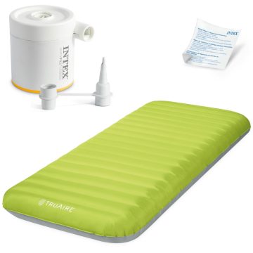   191x76x17 cm-es felfújható matrac INTEX 64097 elektromos pumpával