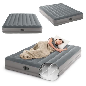   203x152x30 cm-es felfújható matrac beépített elektromos pumpával INTEX 64114