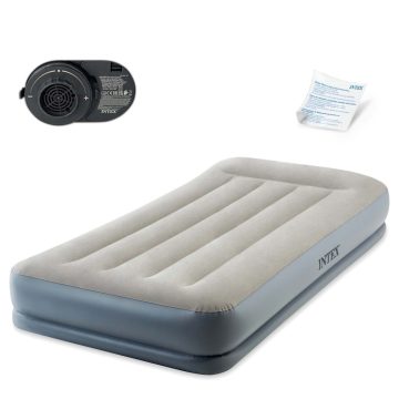   191x99x33 cm-es felfújható matrac beépített elektromos pumpával INTEX 64116ND