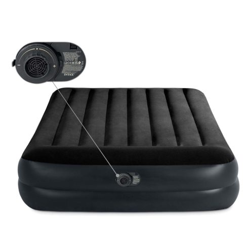 203x152x42 cm-es felfújható matrac beépített elektromos pumpával INTEX 64124
