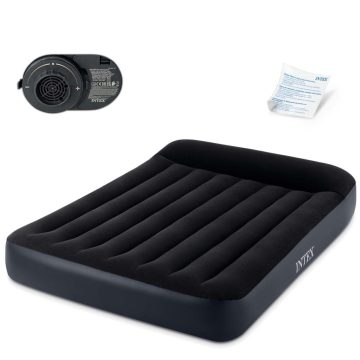   191x137x25 cm-es felfújható matrac beépített elektromos pumpával INTEX 64148