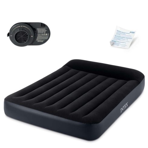 203x152x25 cm-es felfújható matrac beépített elektromos pumpával INTEX 64150