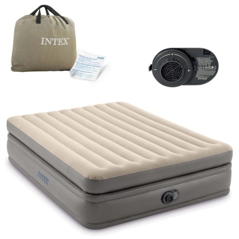 203x152x51 cm-es felfújható matrac beépített elektromos pumpával INTEX 64164ND