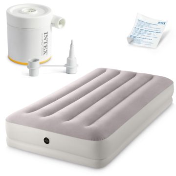   191x99x30 cm-es felfújható matrac INTEX 64177 elektromos pumpával