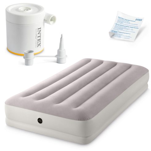 191x99x30 cm-es felfújható matrac INTEX 64177 elektromos pumpával