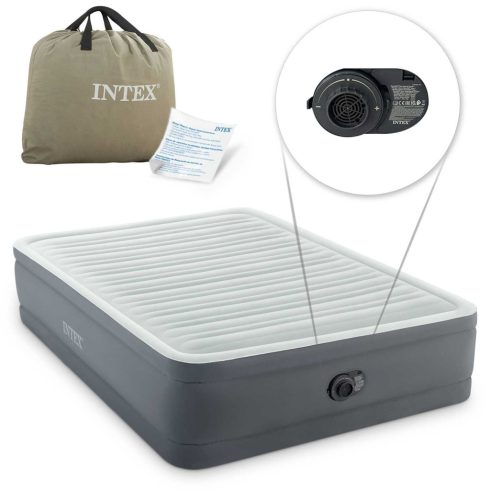 203x152x46 cm-es felfújható matrac beépített elektromos pumpával INTEX 64906ND