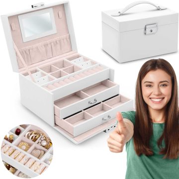 Massido MS-700 ékszerdoboz - fehér