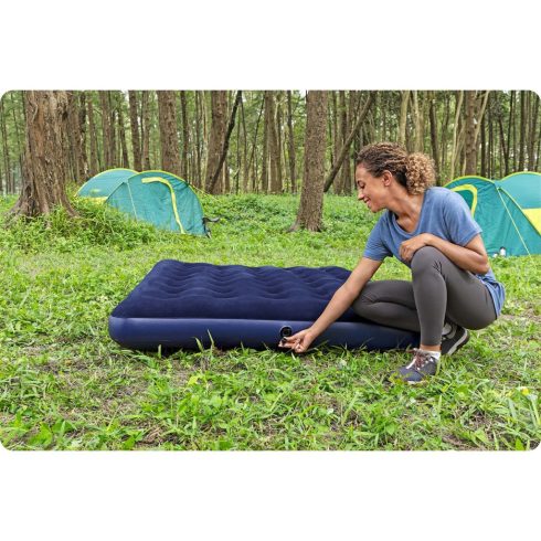 Felfújható matrac 191x132x22 cm dugattyús pumpával Bestway 67002