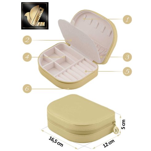 Massido MS-707 ékszerdoboz - arany