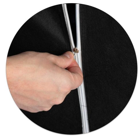 Védőtakaró polcra 180 x 90 x 40 cm fekete