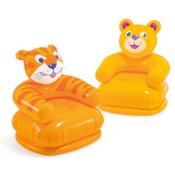   Felfújható gyerekszék Happy Animals 65 x 64 cm Intex 68556 maci