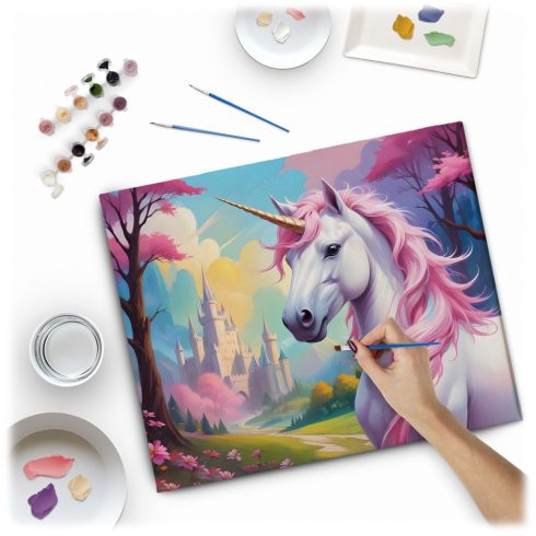 Festmény szám szerint 40x50 cm Massido Unicorn