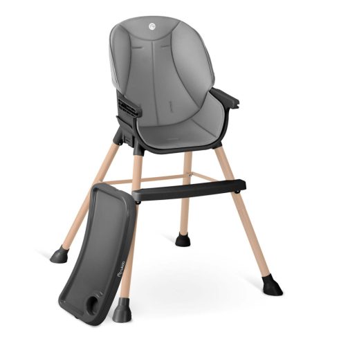 Nukido Tilo etetőszék, szürke és fekete