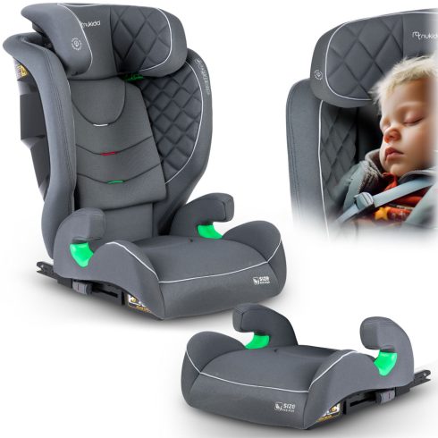 Nukido Louis autóülés, szürke, 15–36 kg, ISOFIX