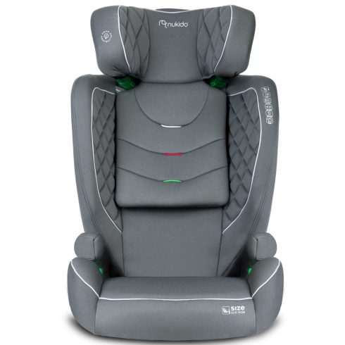 Nukido Louis autóülés, szürke, 15–36 kg, ISOFIX