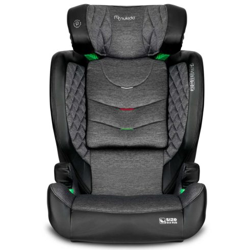 Nukido Louis fekete-szürke autósülés 15–36 kg ISOFIX