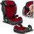Nukido Louis fekete-piros autósülés 15–36 kg ISOFIX
