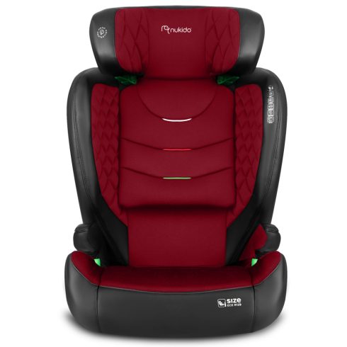 Nukido Louis fekete-piros autósülés 15–36 kg ISOFIX